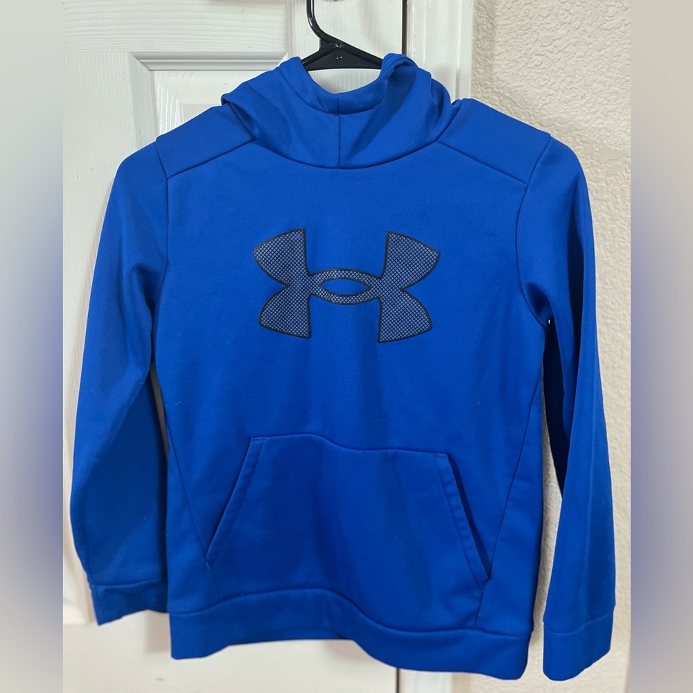 Youth M Under Armour Sweater Blue